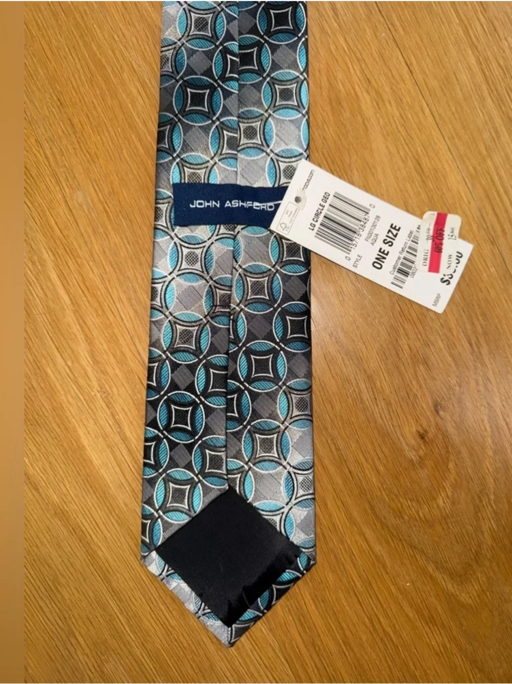 Black, Blue & Green Patterned Neckties - Set of 3